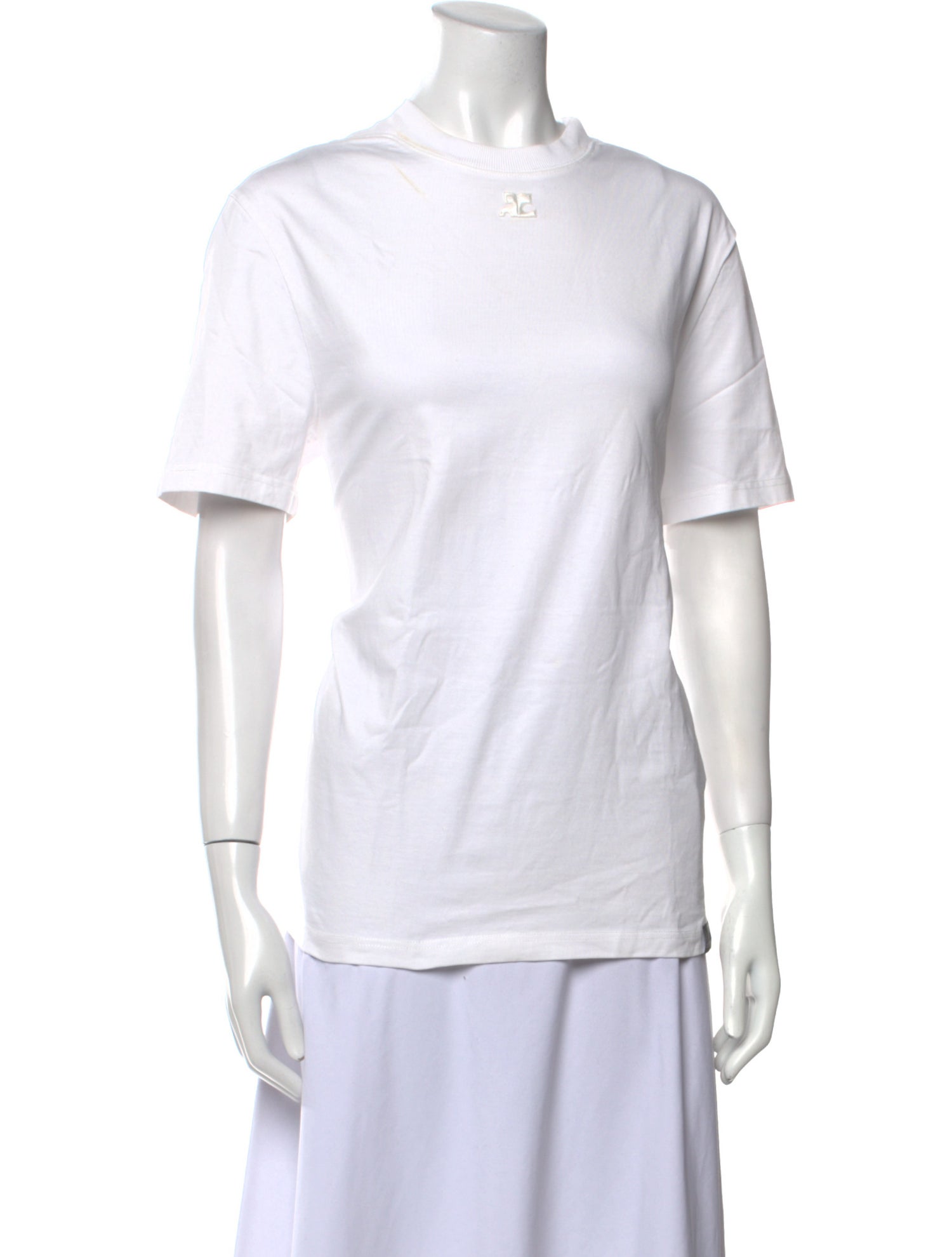 Courrèges Crew Neck Short Sleeve T-Shirt