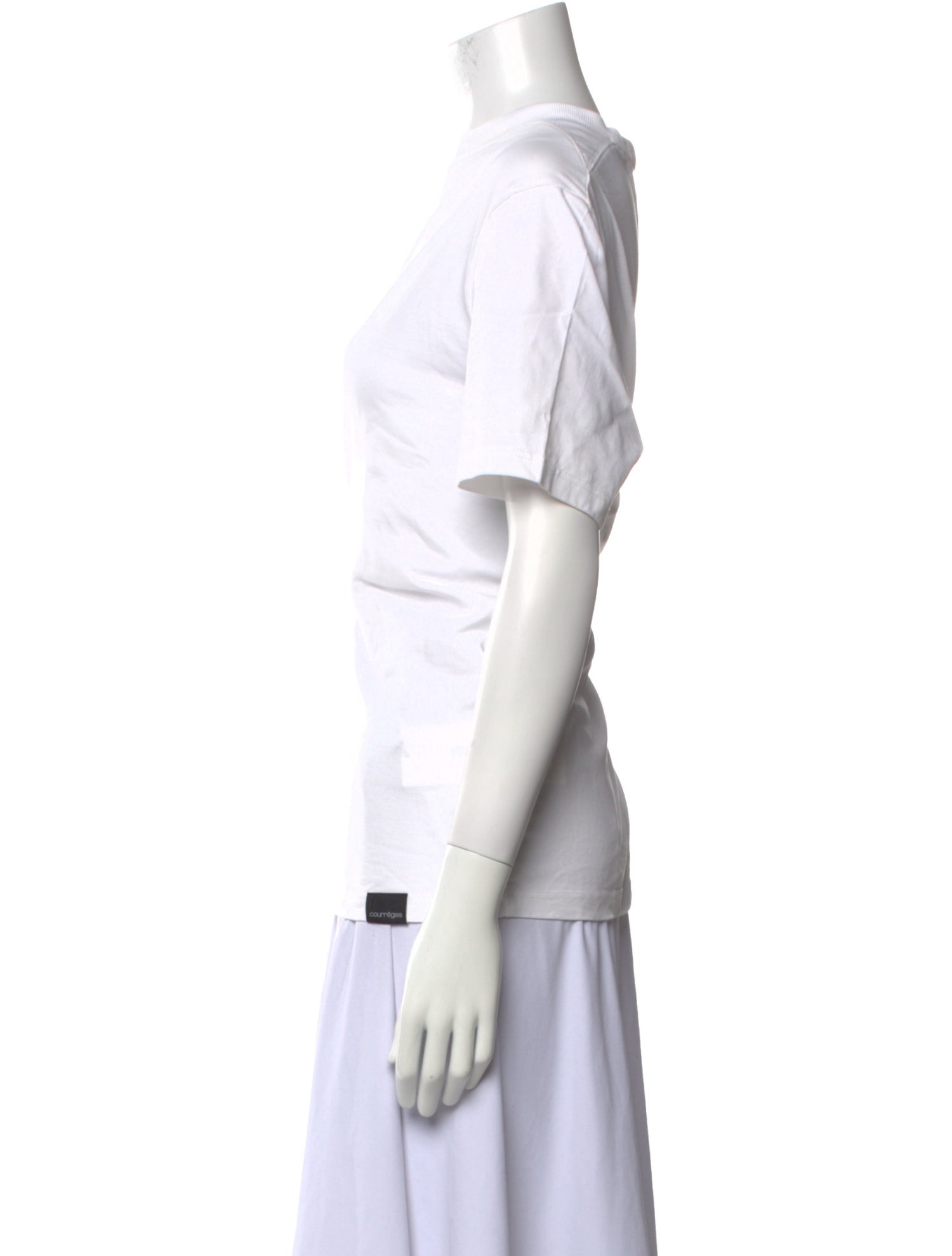 Courrèges Crew Neck Short Sleeve T-Shirt