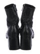 Courrèges Patent Leather Embroidered Accent Boots
