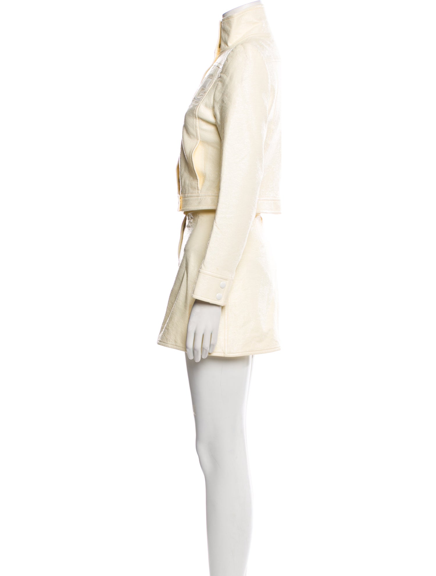 Courrèges Cutout Accent Skirt Set