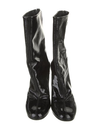 Courrèges Patent Leather Sock Boots