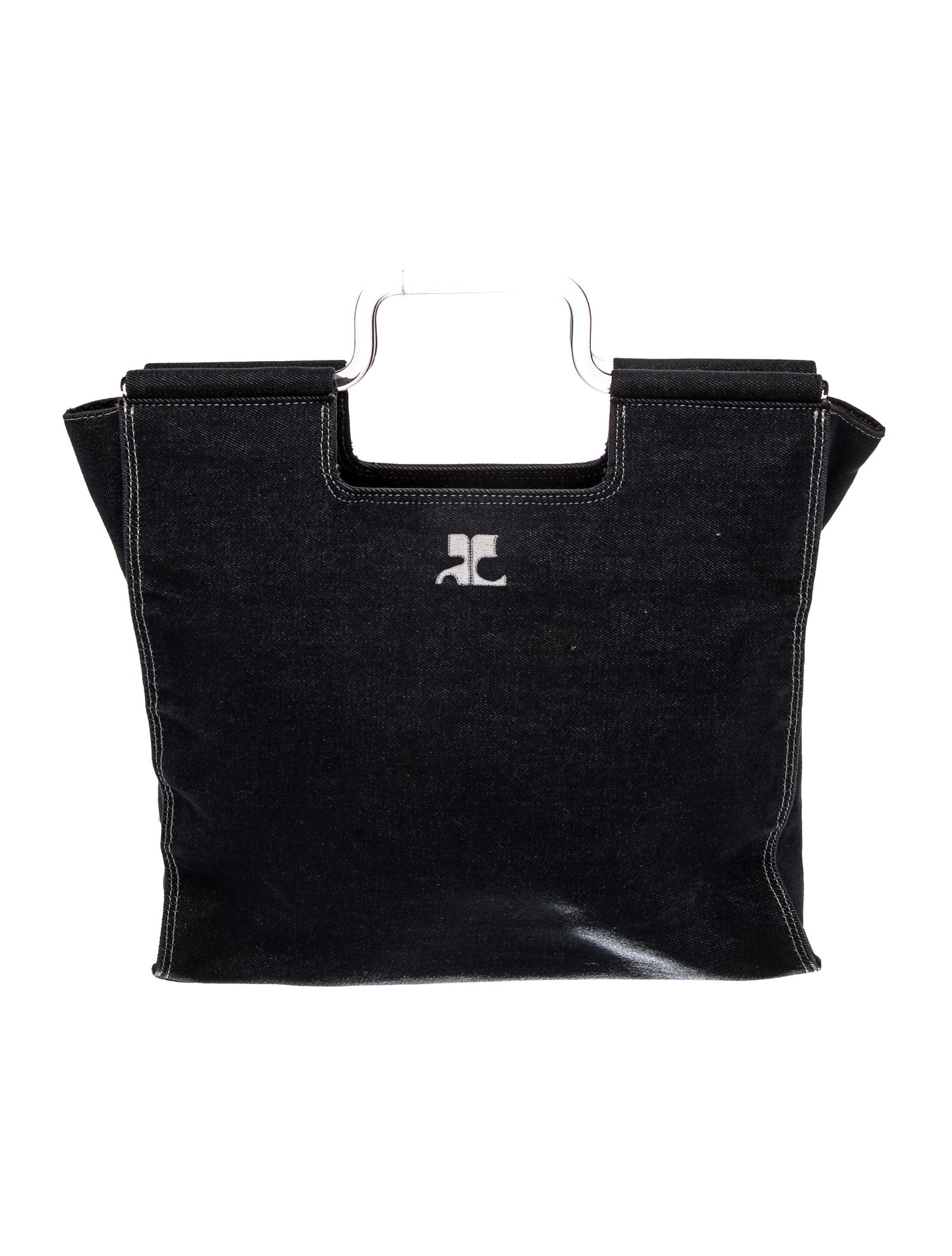 Courrèges Denim Messenger Bag