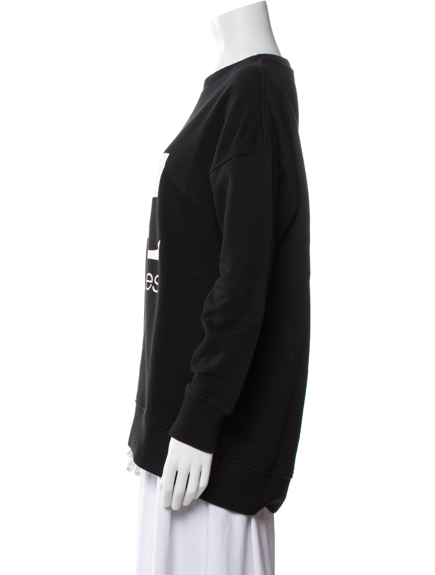 Courrèges Graphic Print Crew Neck Sweatshirt