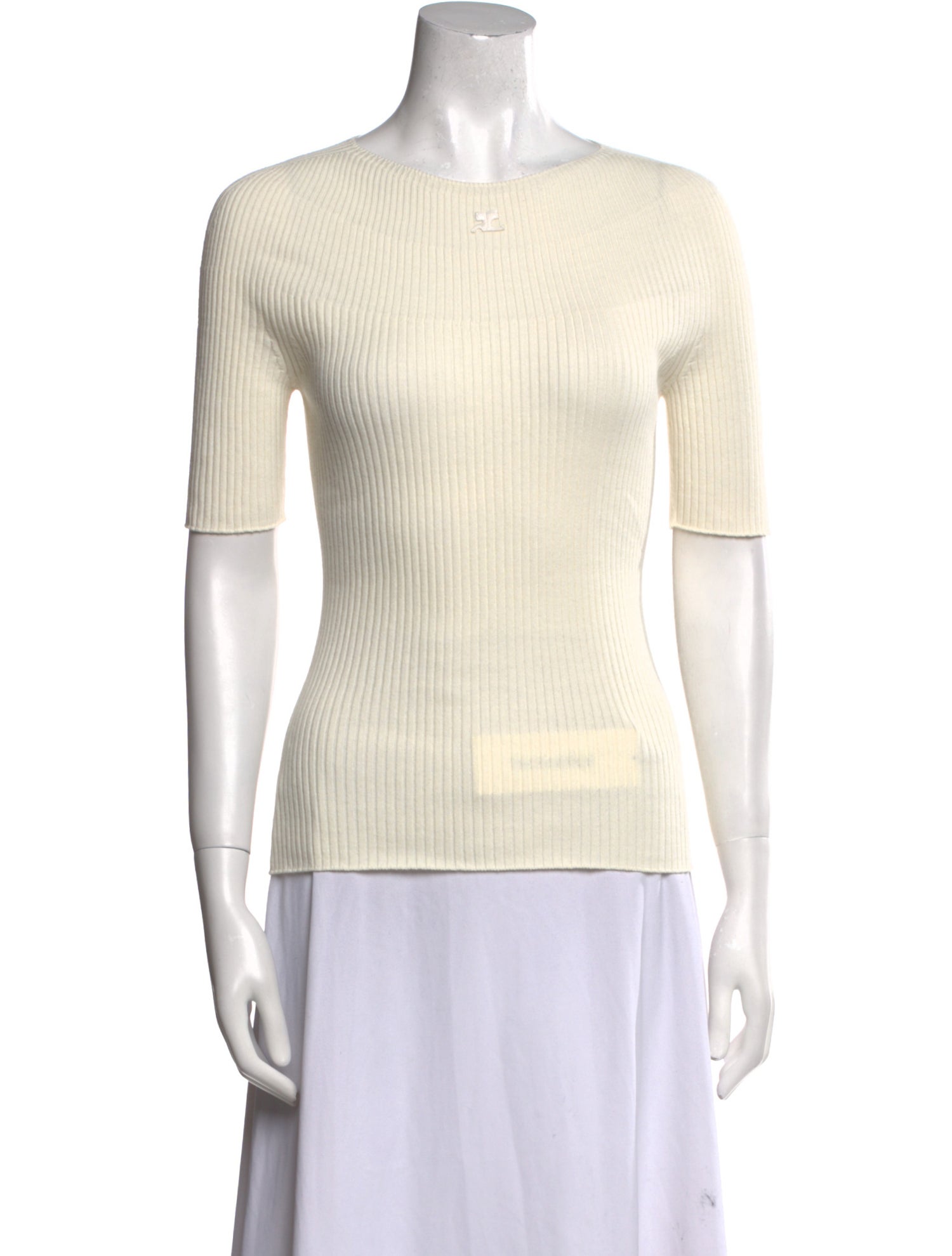 Courrèges Scoop Neck Sweater w/ Tags