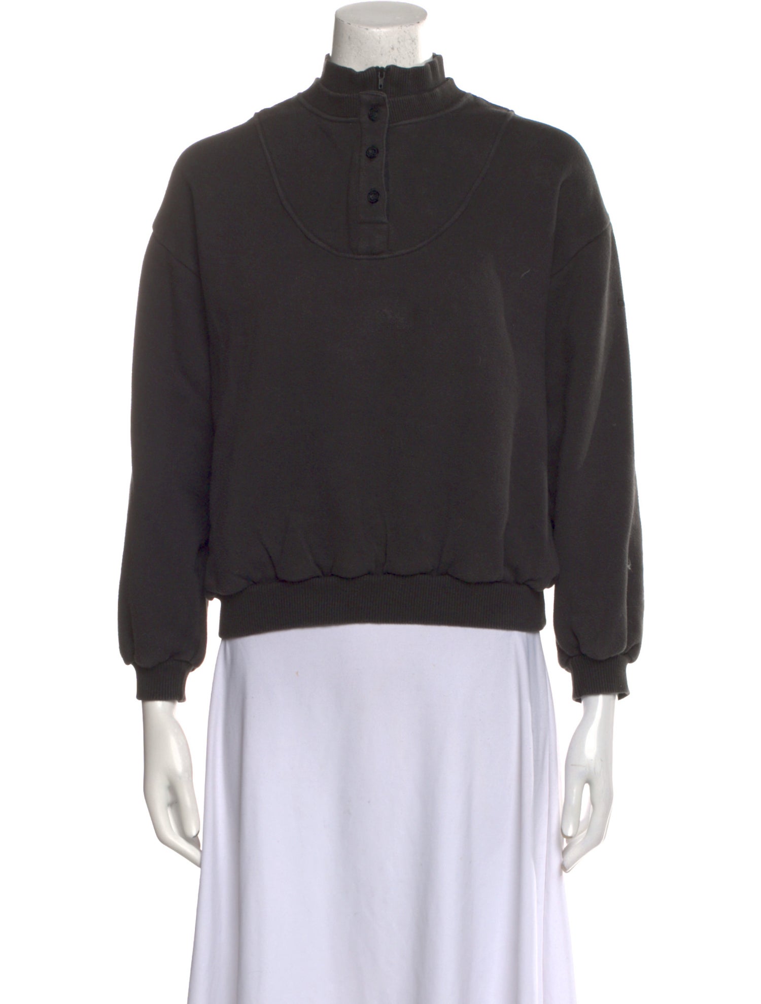 Courrèges Turtleneck Long Sleeve Sweatshirt