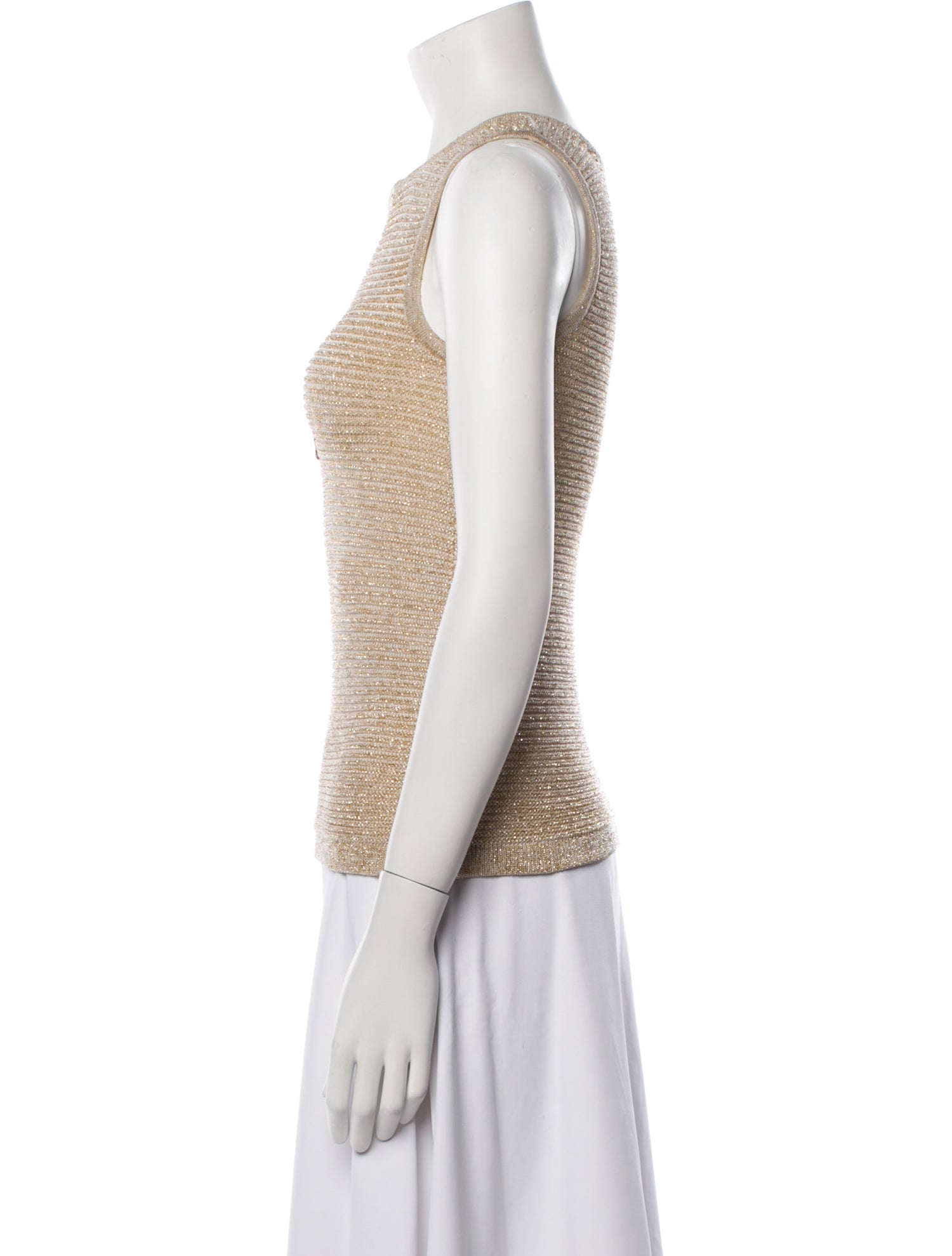 Courrèges Nylon Crew Neck Top