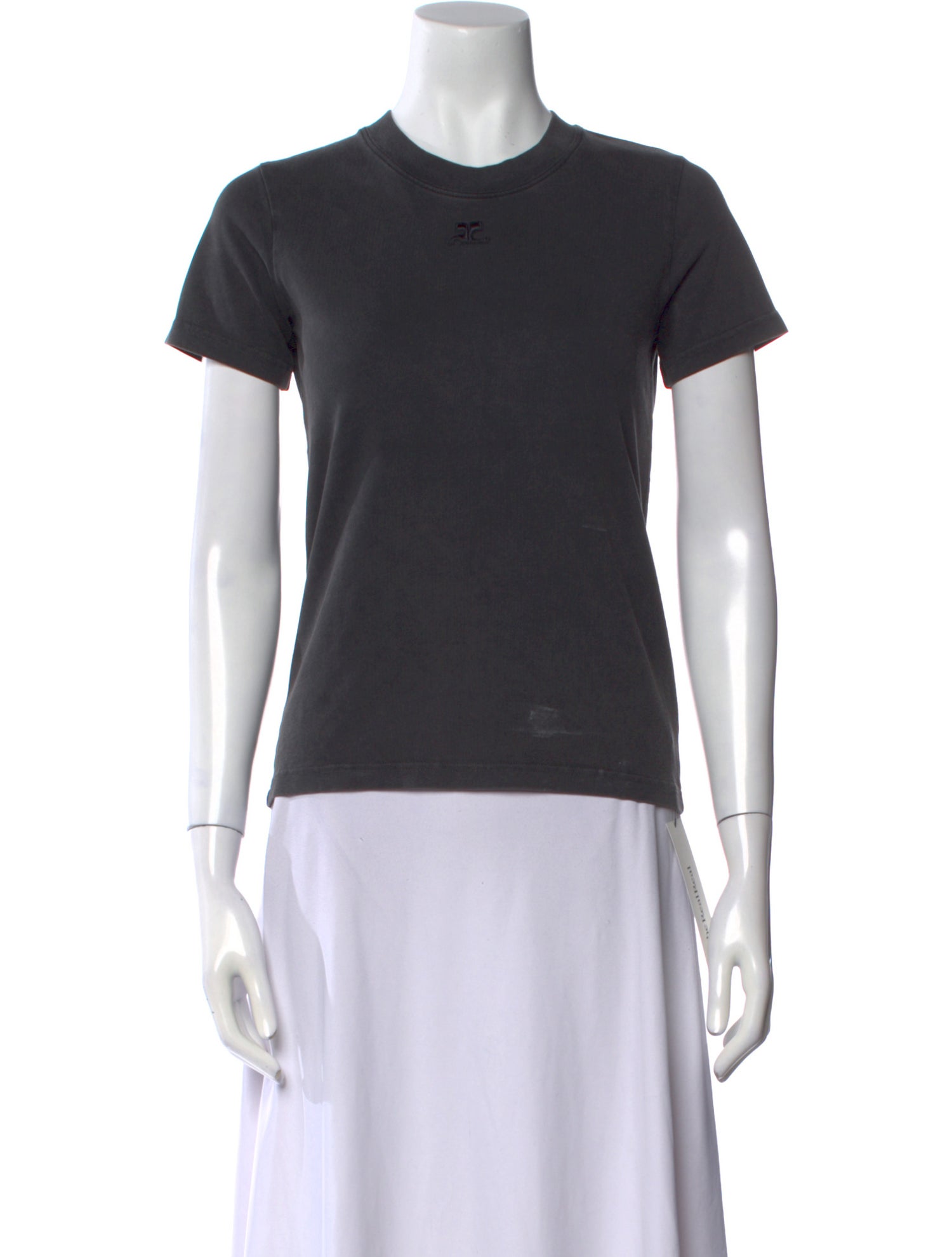 Courrèges Crew Neck Short Sleeve T-Shirt