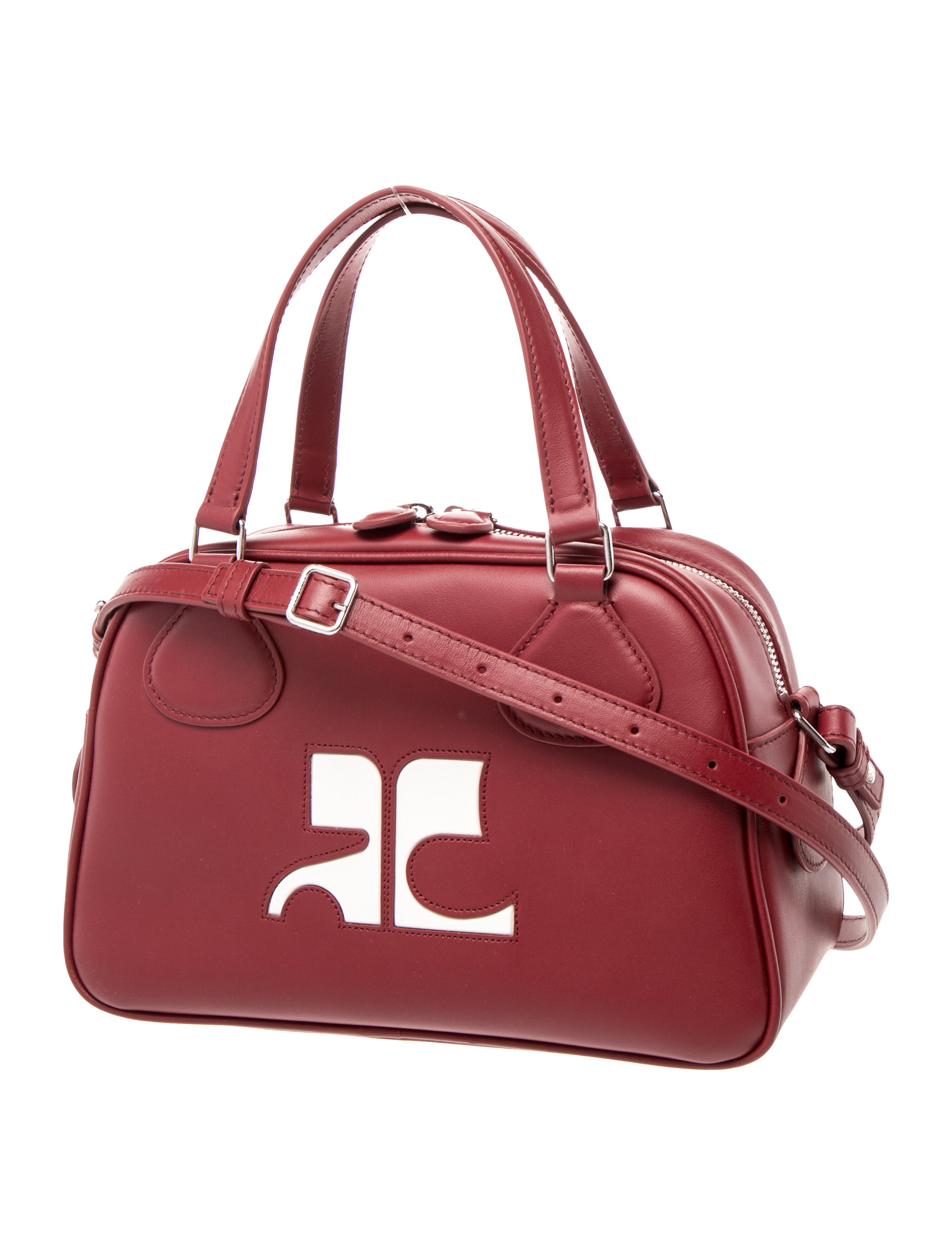Courrèges Leather Shoulder Bag