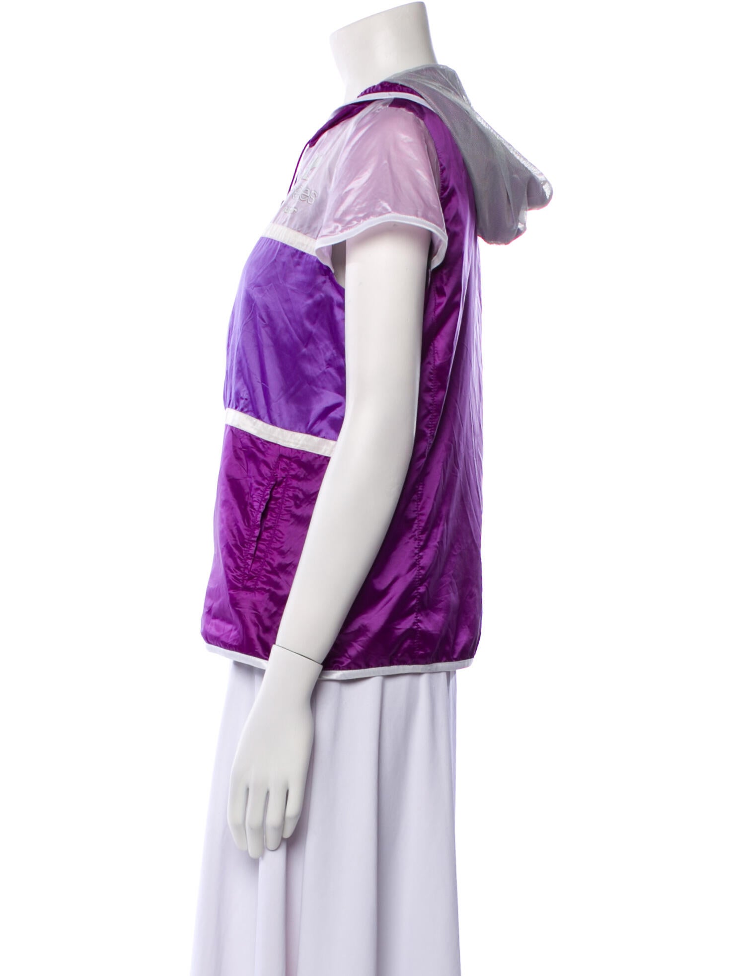 Courrèges Nylon Striped Vest