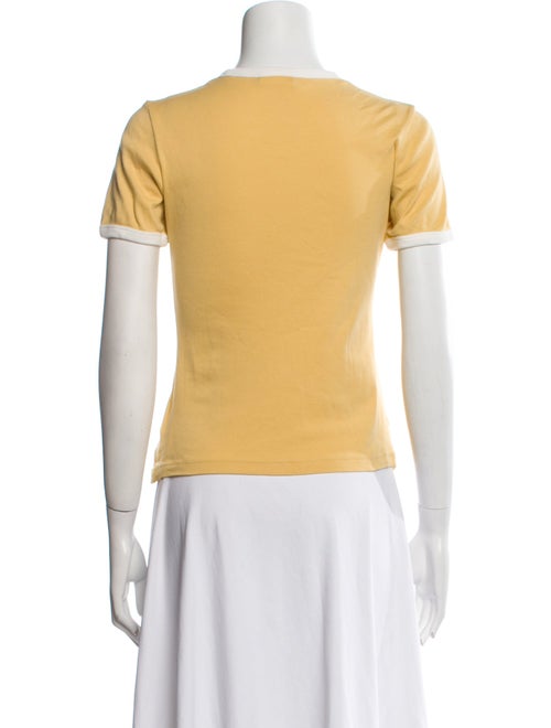 Courrèges Crew Neck Short Sleeve T-Shirt