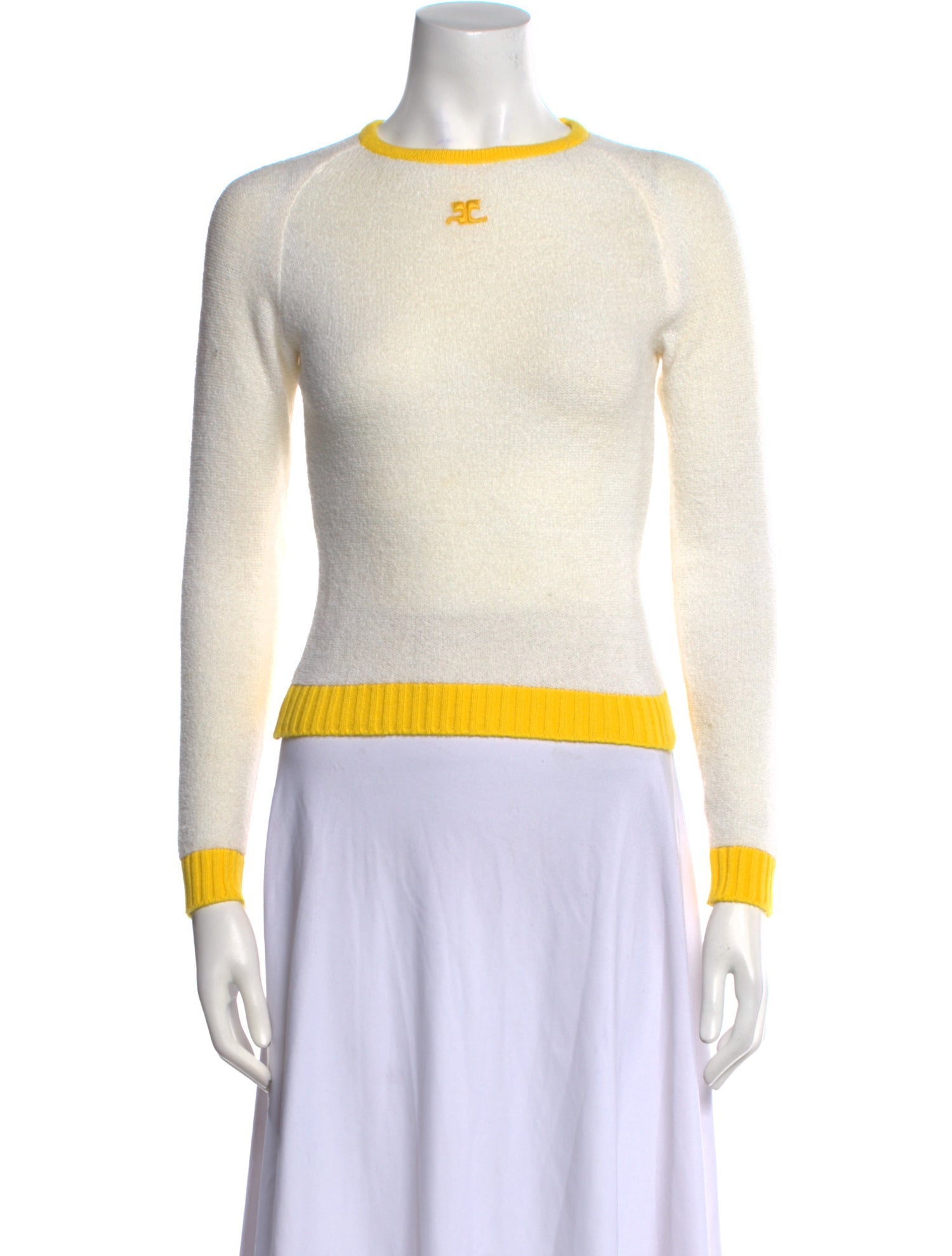 Courrèges Crew Neck Sweater