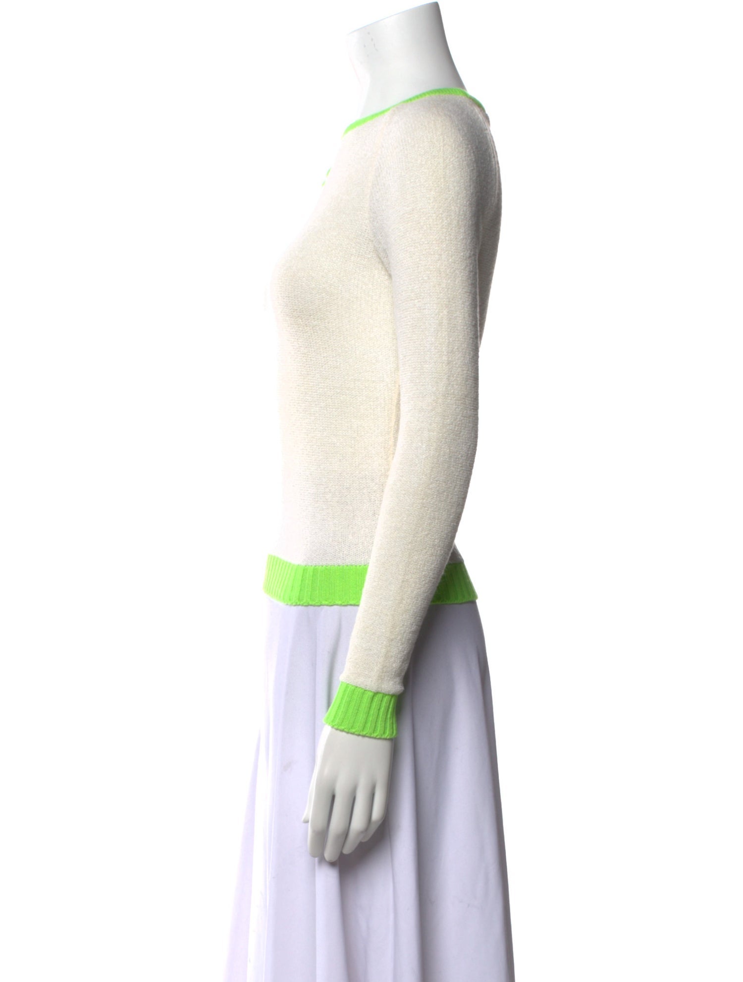 Courrèges Bateau Neckline Sweater