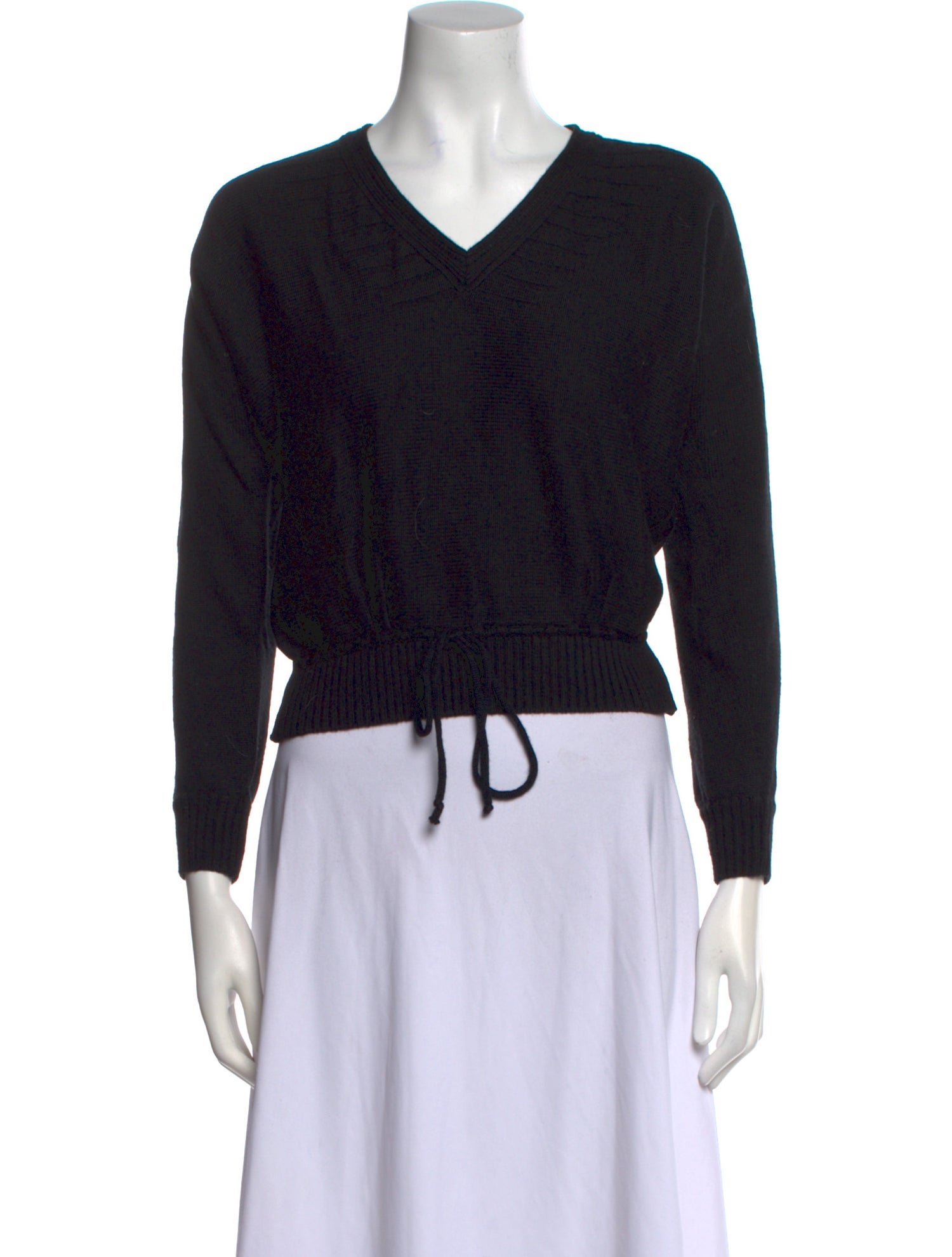 Courrèges Wool V-Neck Sweater