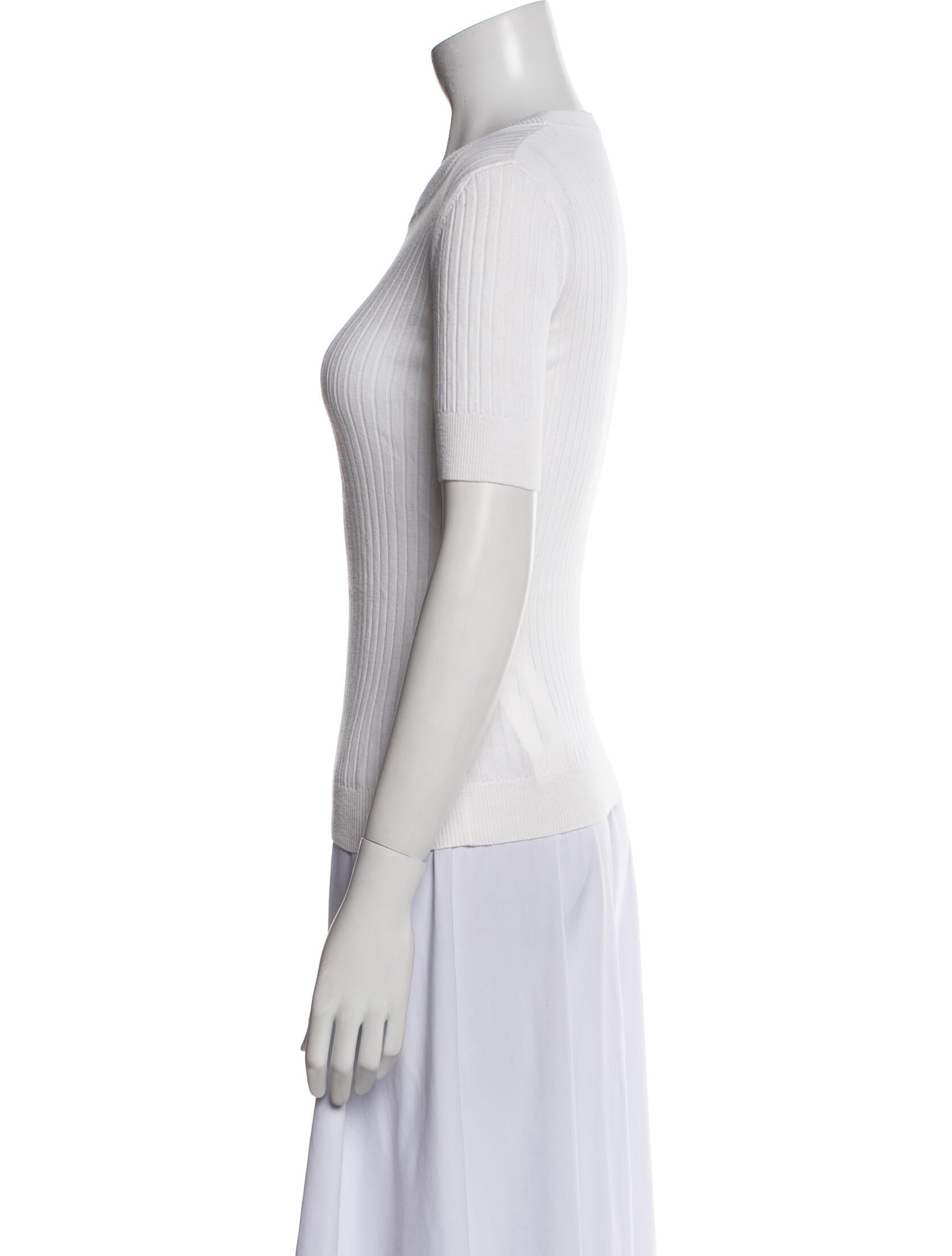 Courrèges Crew Neck Short Sleeve T-Shirt