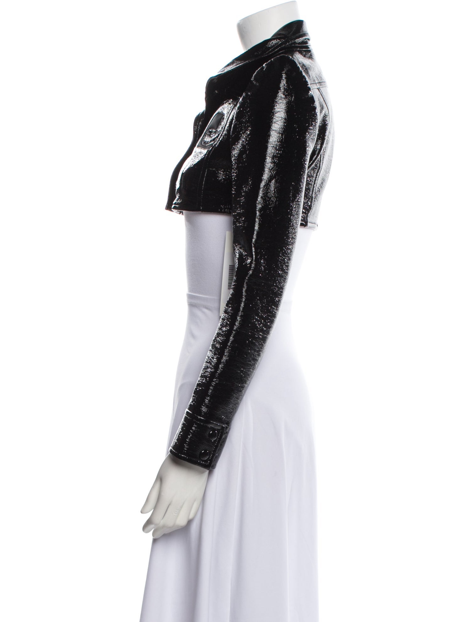 Courrèges Lace Pattern Biker Jacket