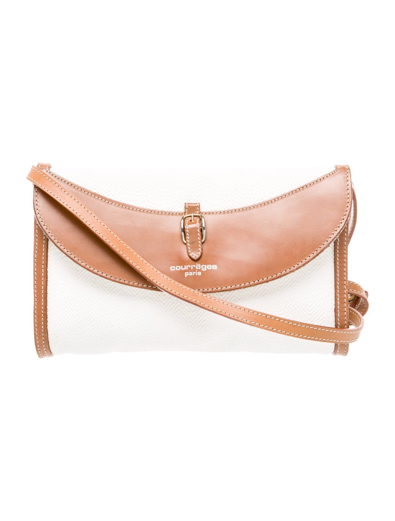 Courrèges Canvas Crossbody Bag Vintage