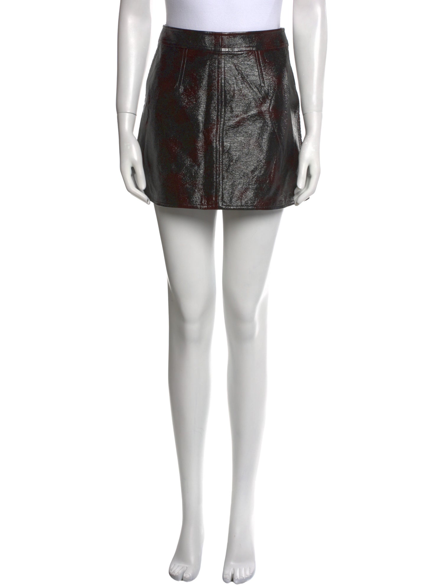 Courrèges Embroidered Accent Mini Skirt
