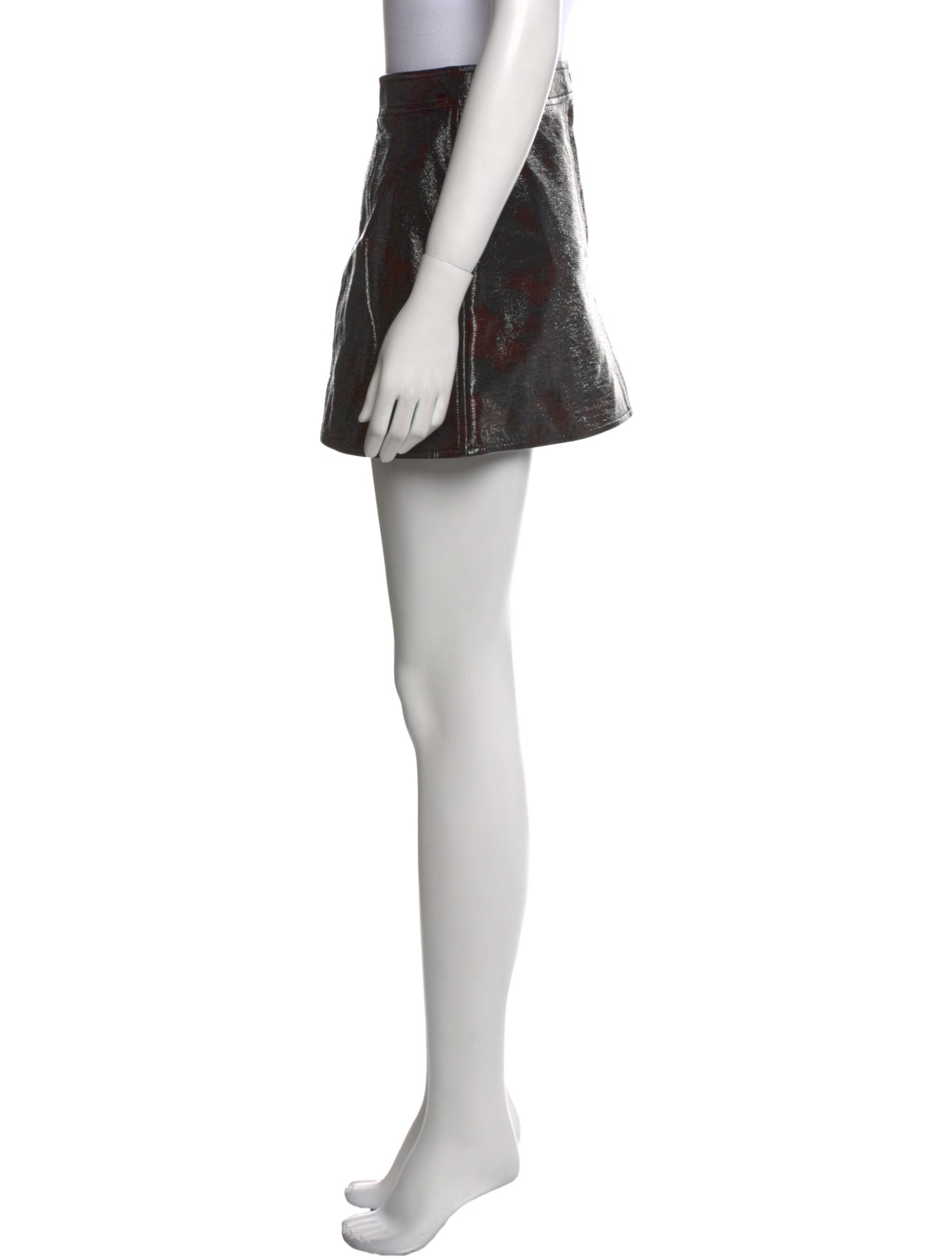 Courrèges Embroidered Accent Mini Skirt