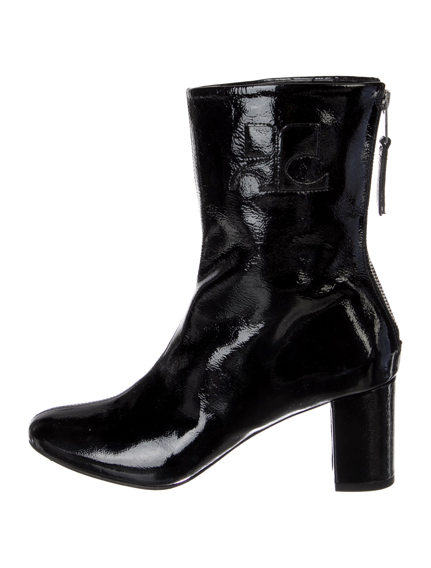 Courrèges Patent Leather Boots