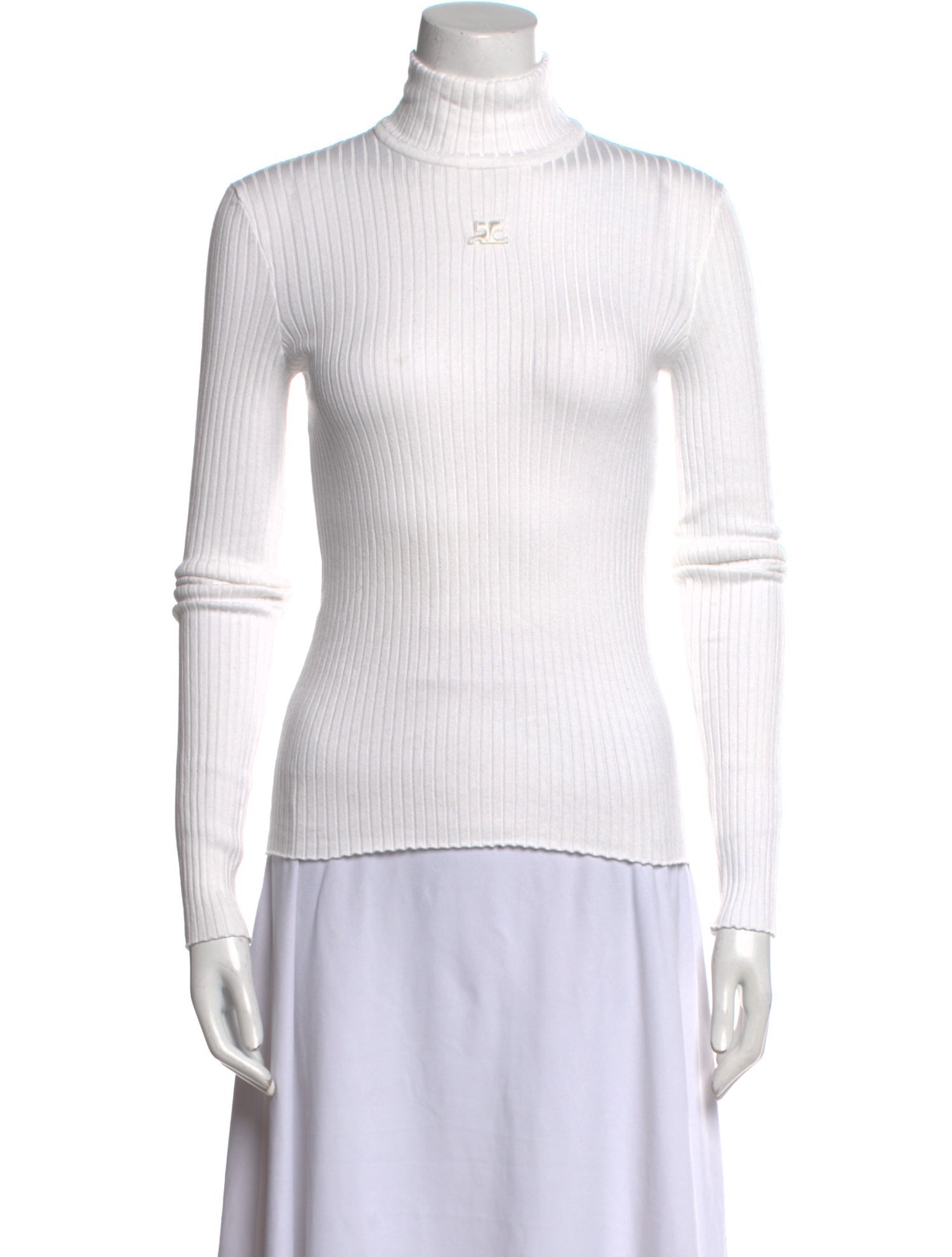 Courrèges Turtleneck Long Sleeve Top
