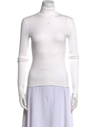 Courrèges Turtleneck Long Sleeve Top