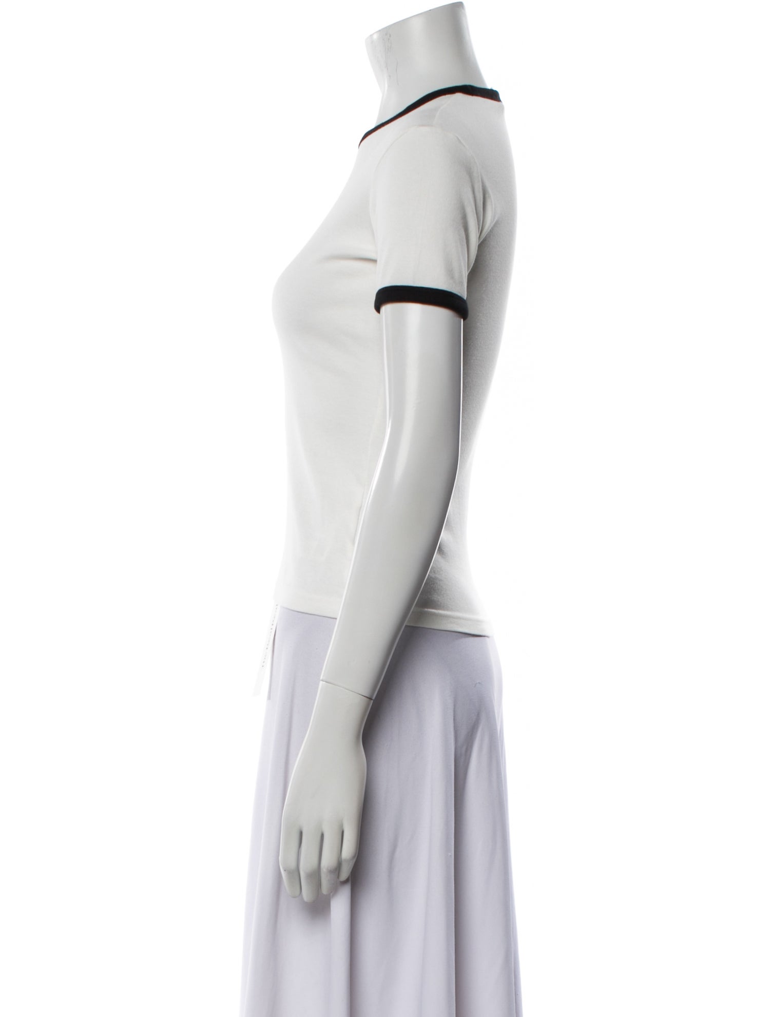 Courrèges Crew Neck Short Sleeve T-Shirt