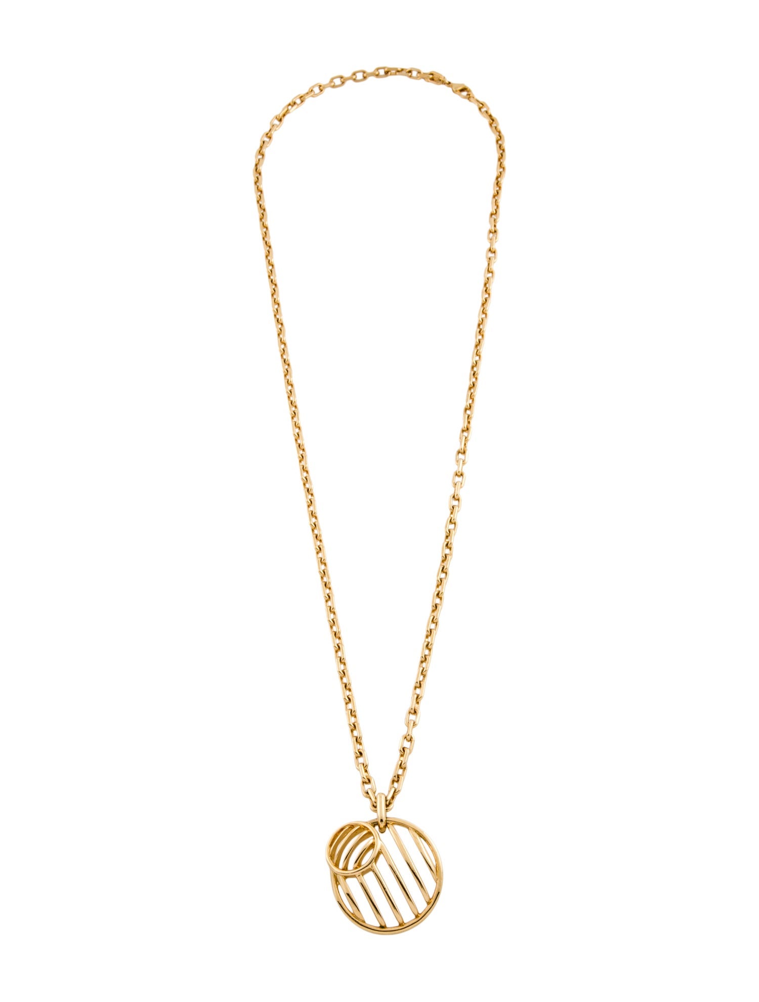 Courrèges Pendant Chain Necklace