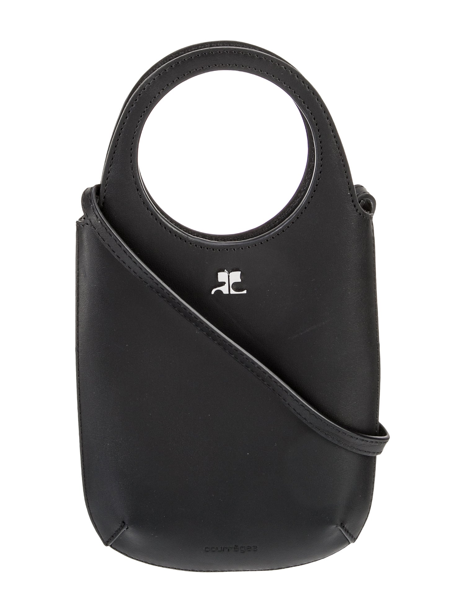 Courrèges Leather Bucket Bag