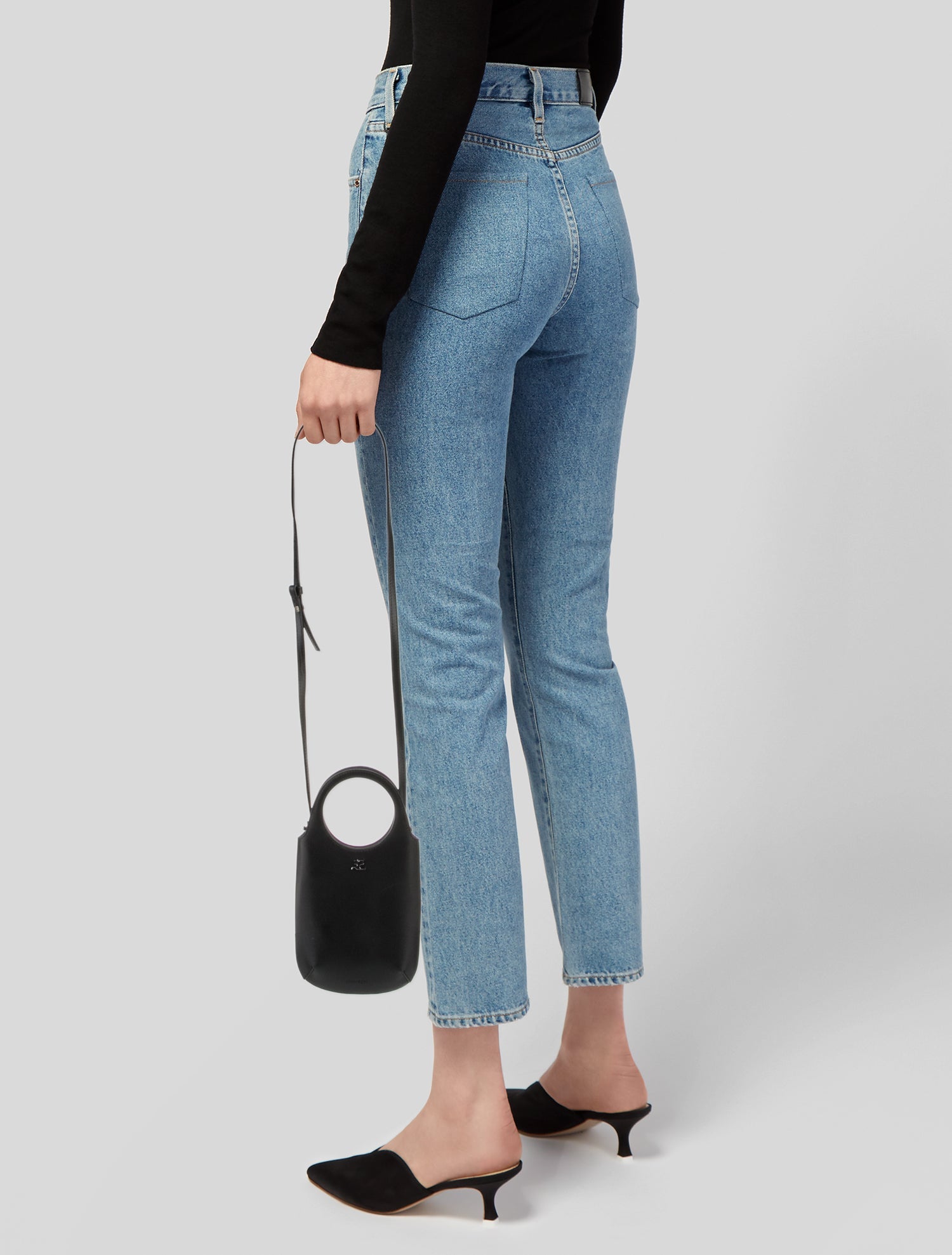 Courrèges Leather Bucket Bag