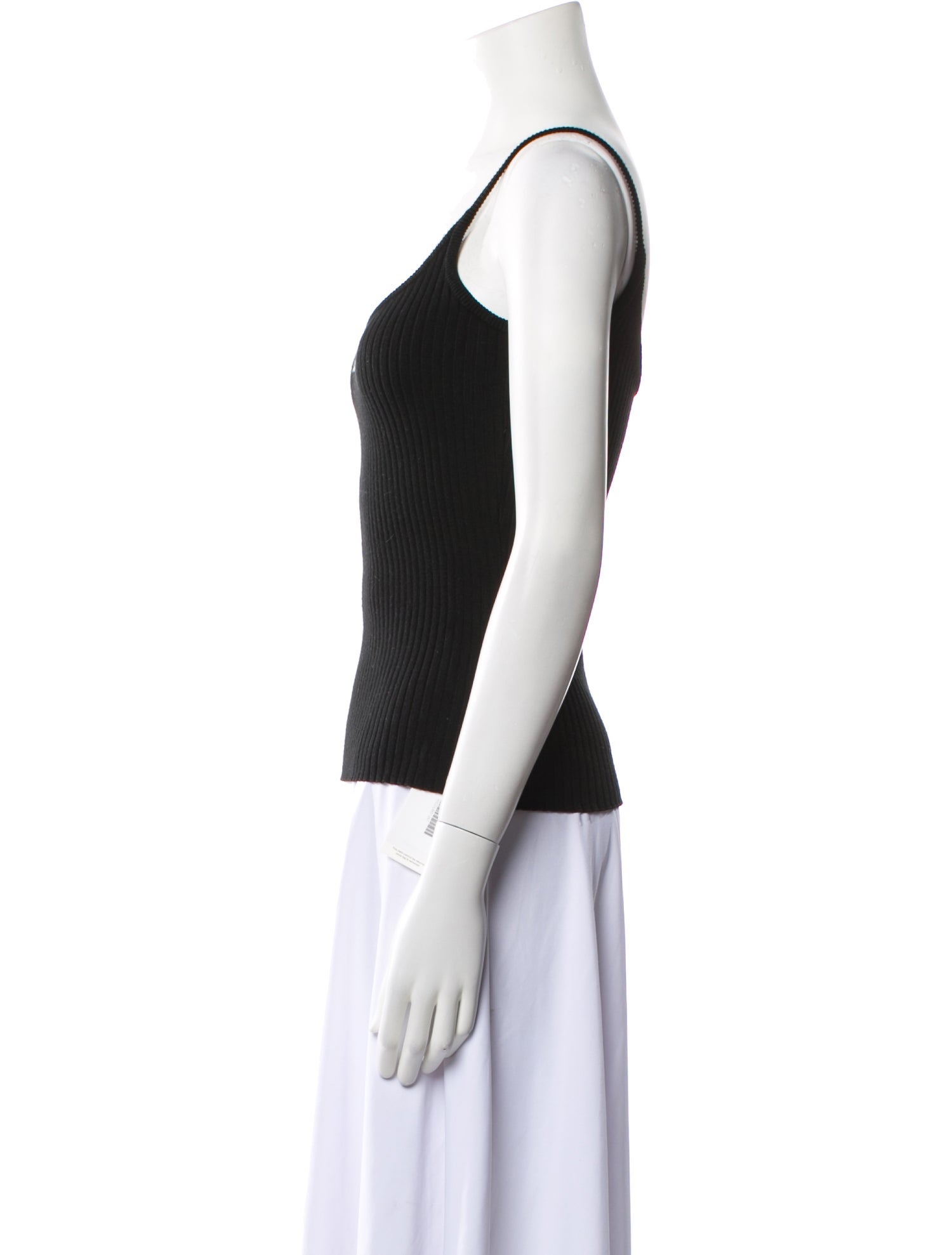 Courrèges Scoop Neck Sleeveless Top