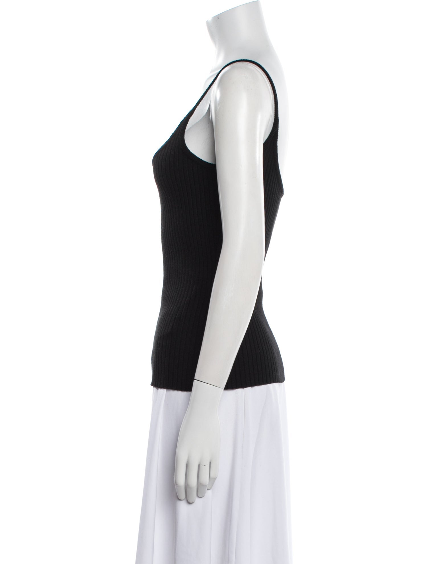 Courrèges Scoop Neck Sleeveless Top