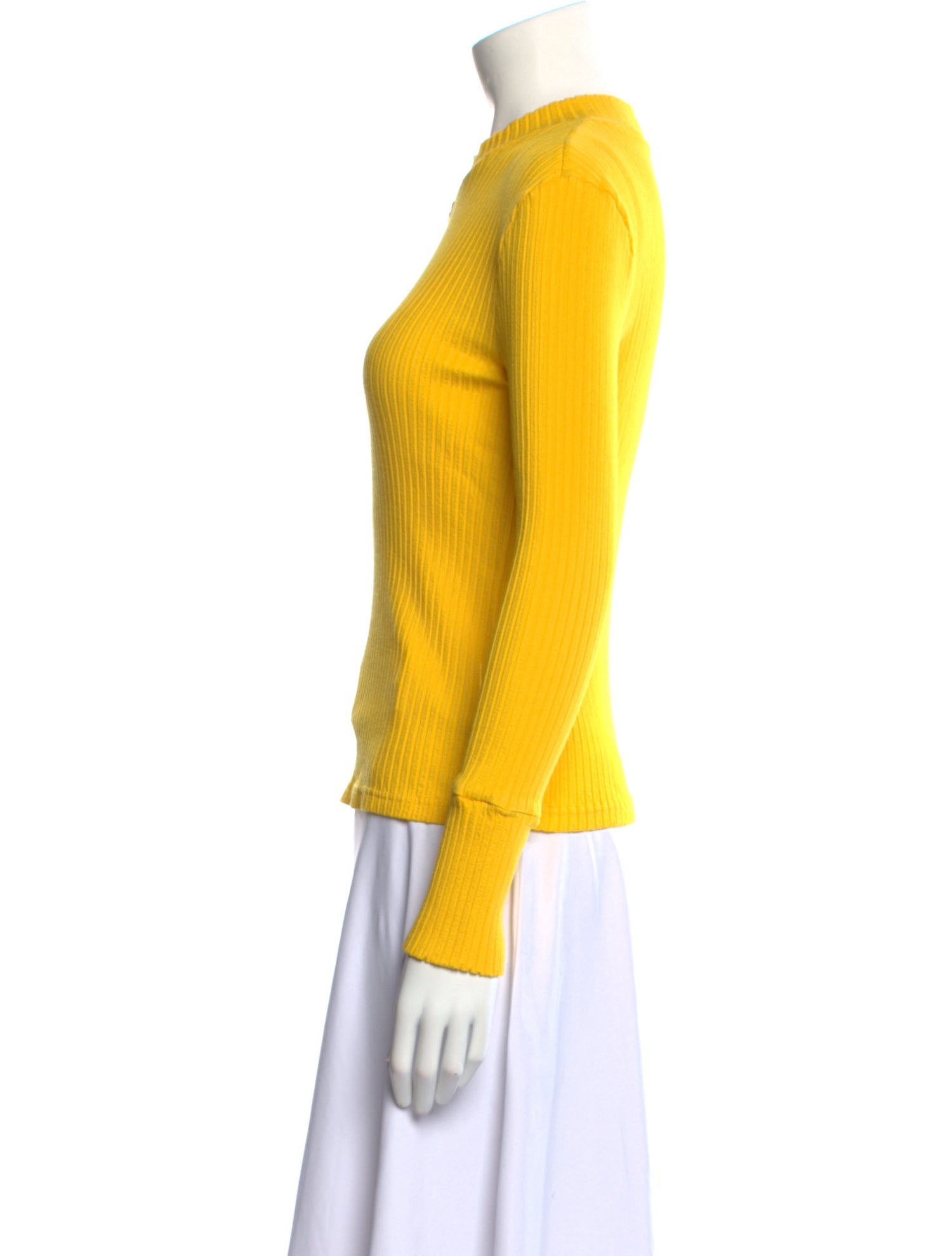 Courrèges Mock Neck Long Sleeve Top