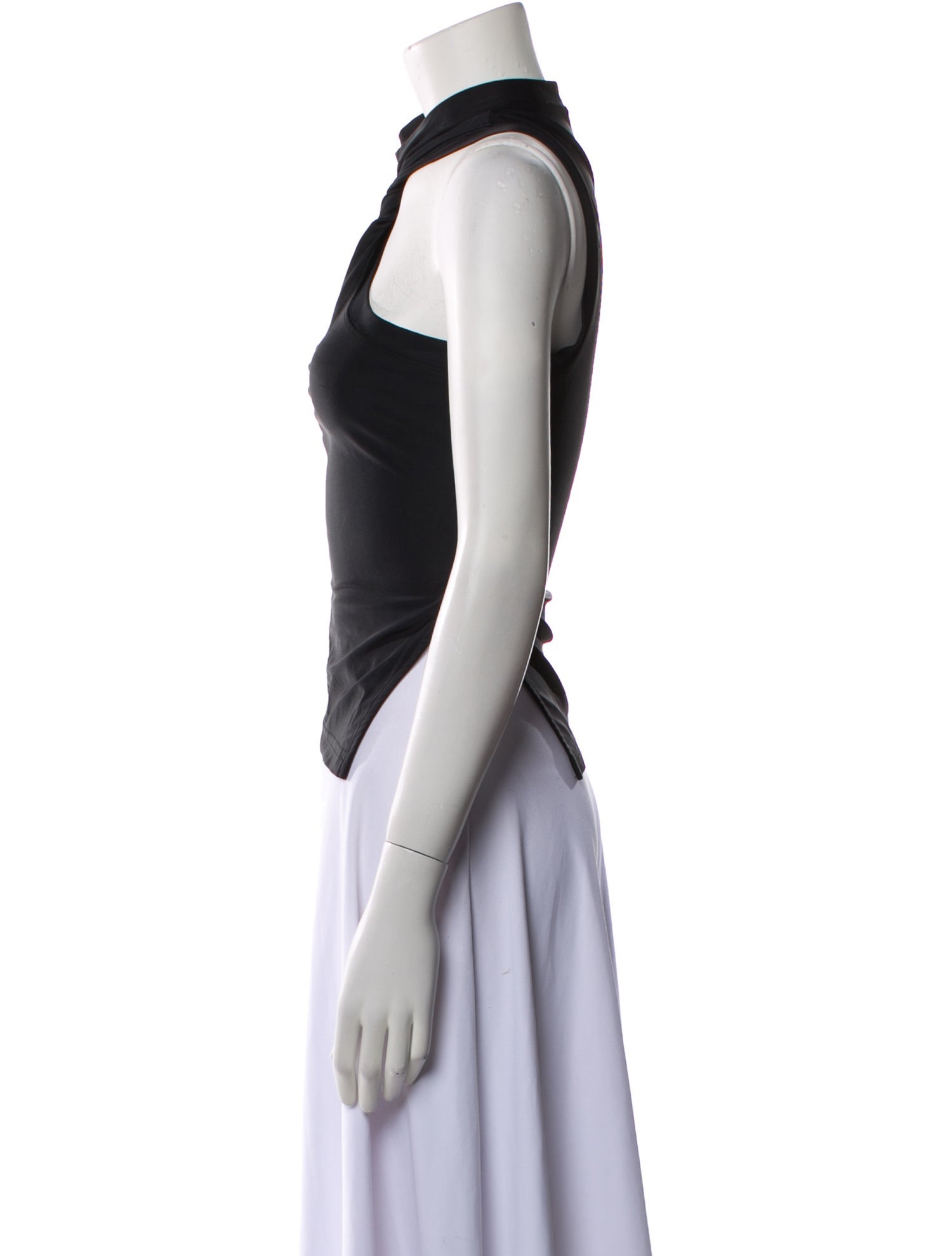 Courrèges Halterneck Sleeveless Crop Top