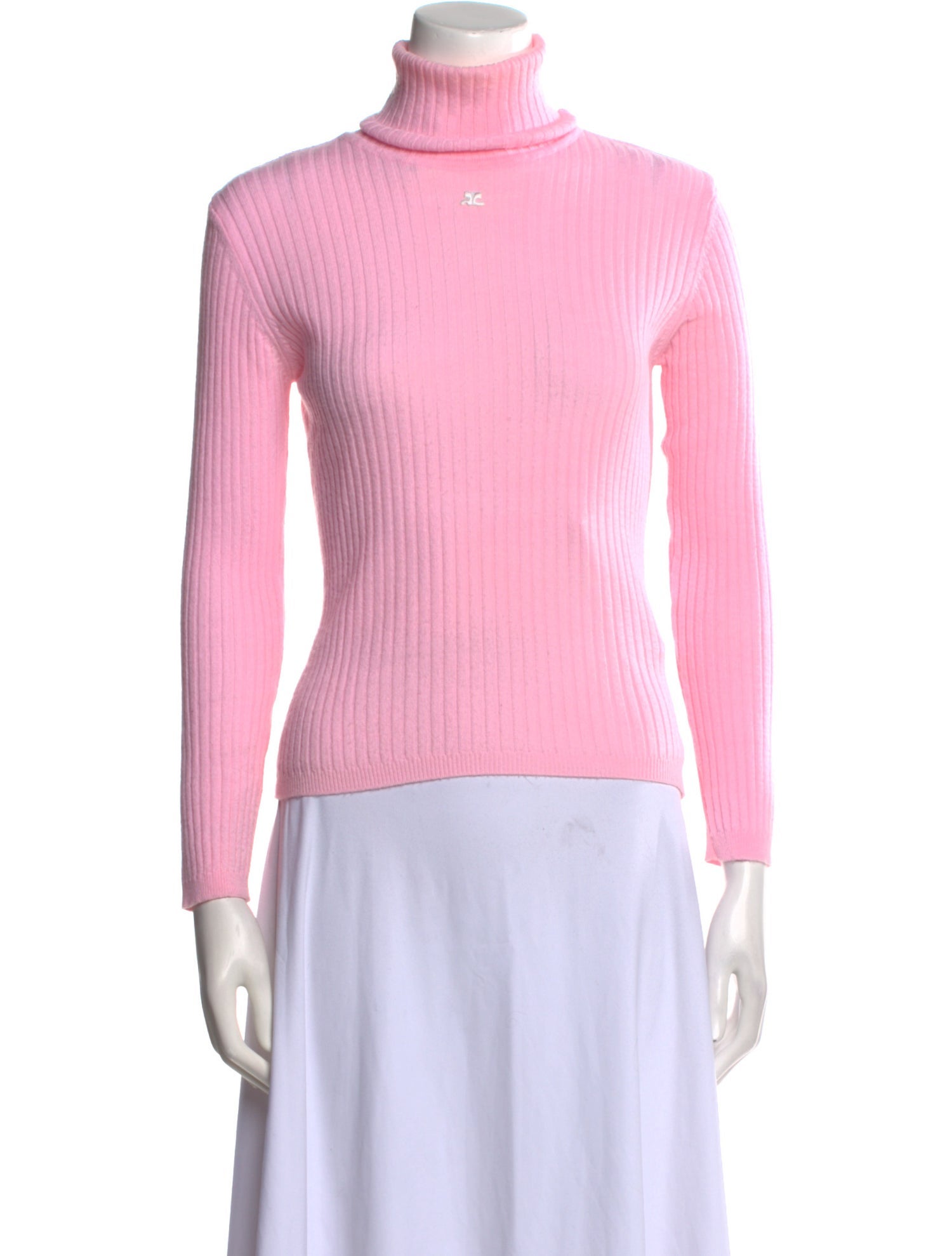 Courrèges Merino Wool Turtleneck Sweater