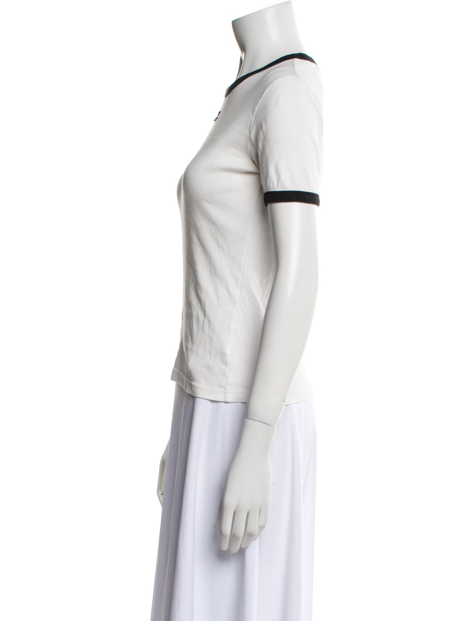Courrèges Crew Neck Short Sleeve T-Shirt