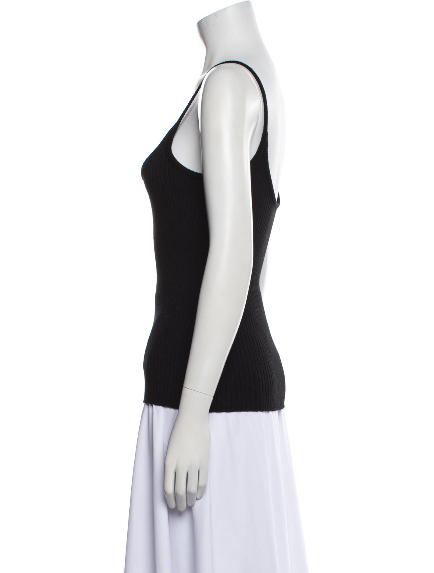 Courrèges Scoop Neck Sleeveless Top