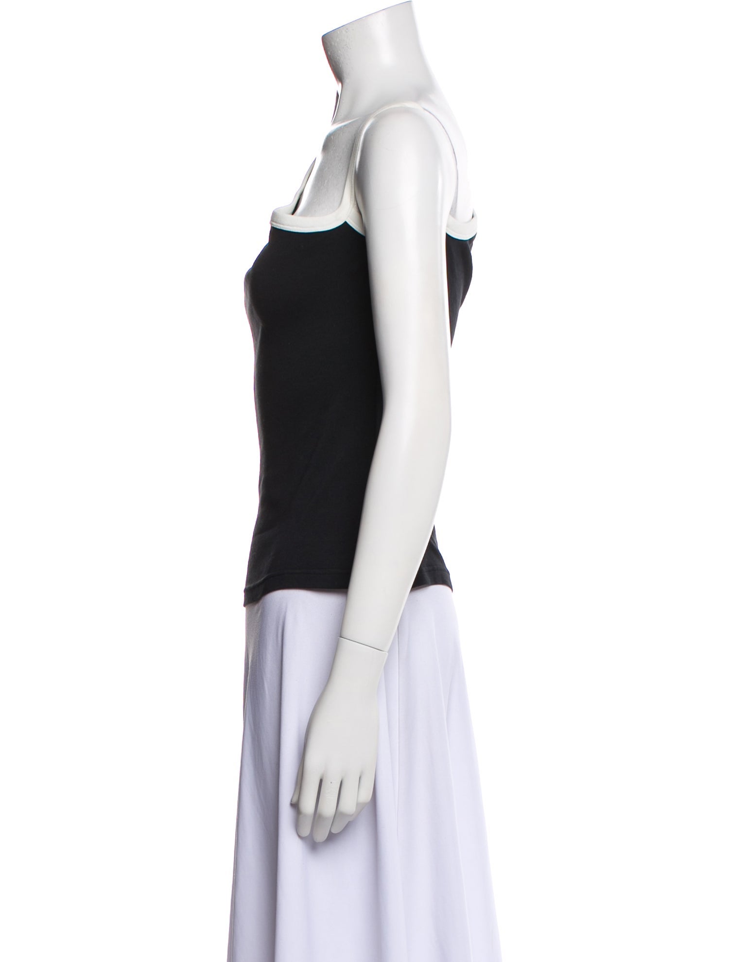 Courrèges One-Shoulder Sleeveless Top