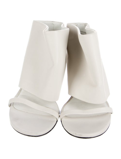 Courrèges Leather Slides