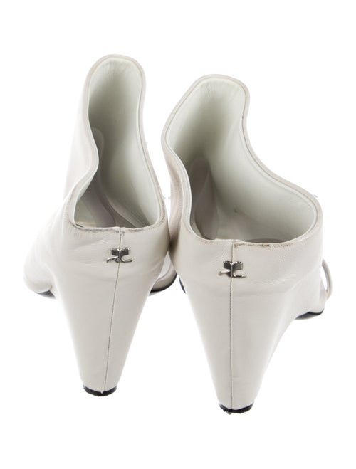 Courrèges Leather Slides