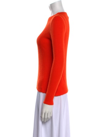 Courrèges Lace Scoop Neck Sweater