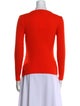 Courrèges Lace Scoop Neck Sweater