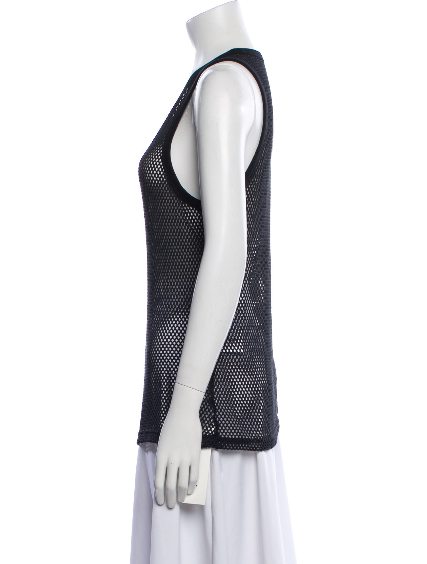 Courrèges Scoop Neck Sleeveless Top