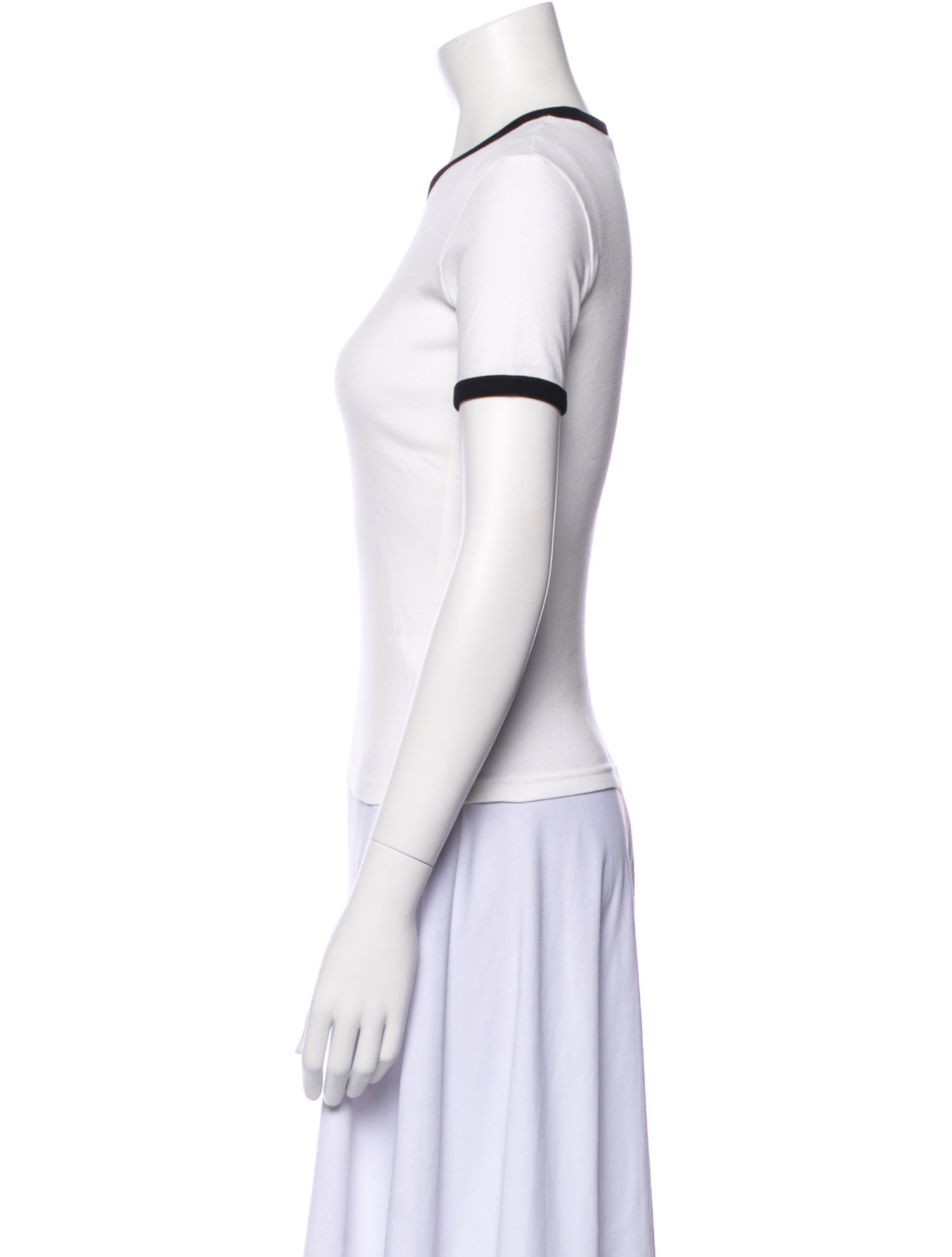 Courrèges Crew Neck Short Sleeve T-Shirt