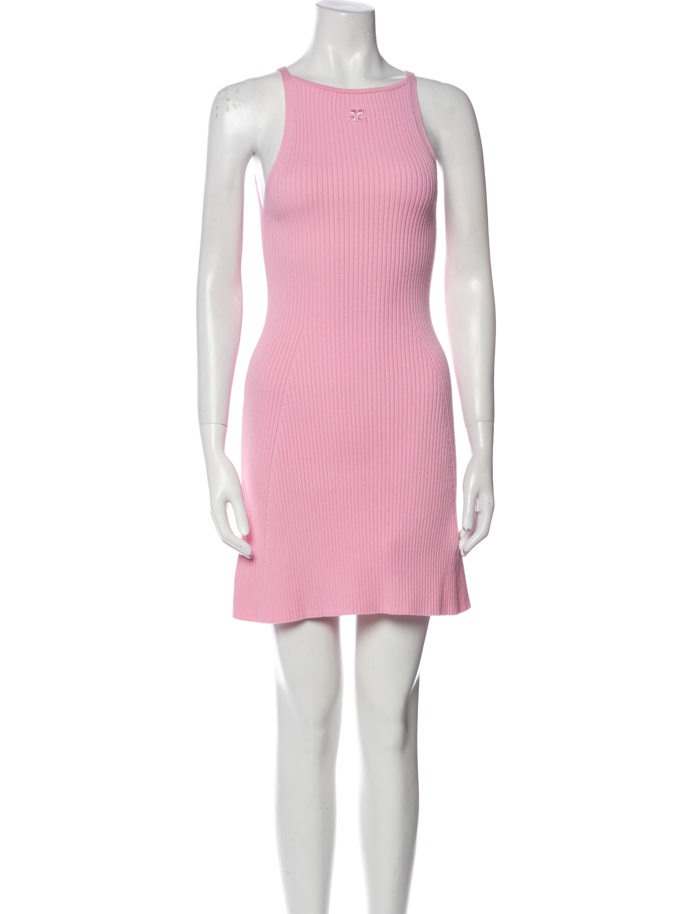 Courrèges Bateau Neckline Mini Dress