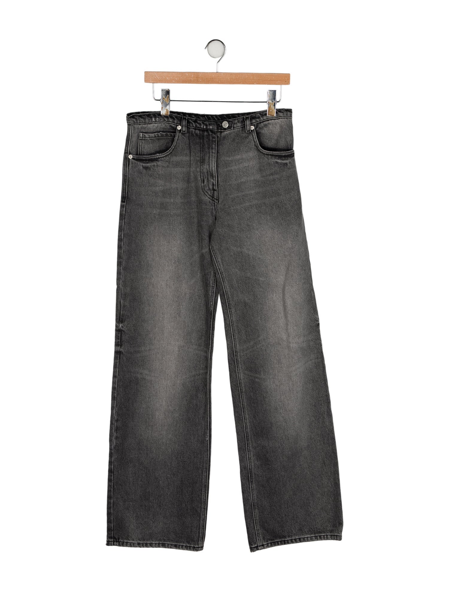 Courrèges Mid-Rise Wide Leg Jeans