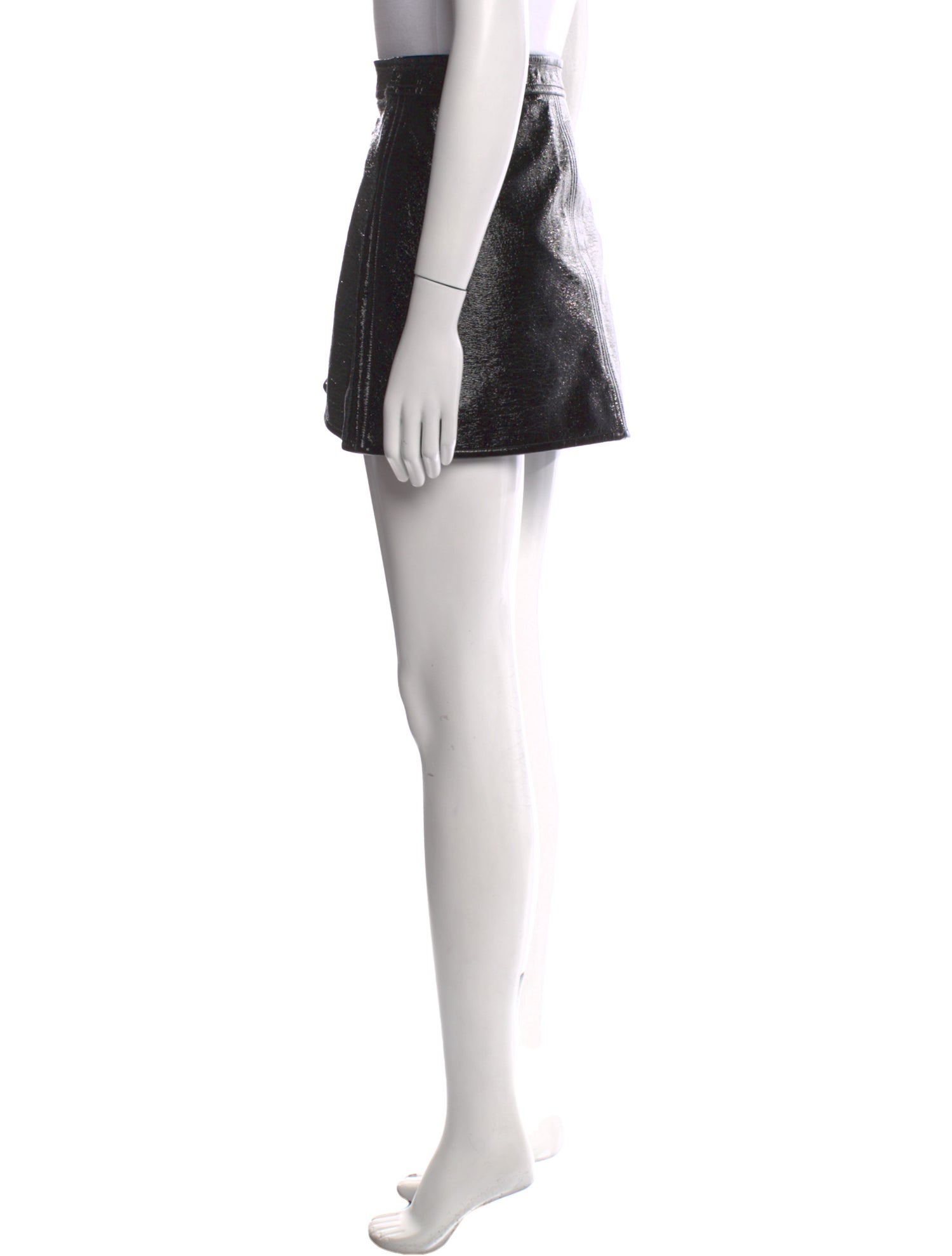 Courrèges Embroidered Accent Mini Skirt