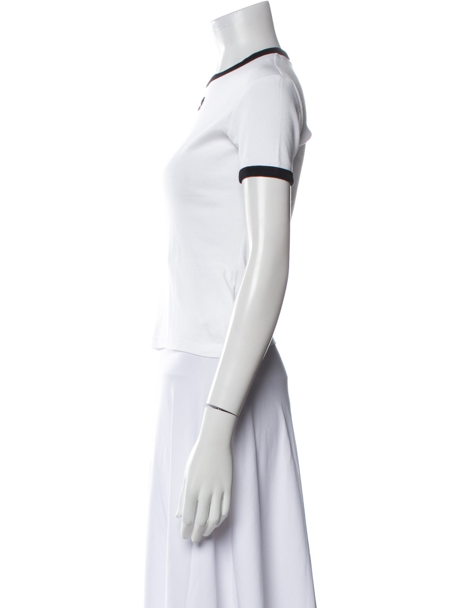 Courrèges Crew Neck Short Sleeve T-Shirt