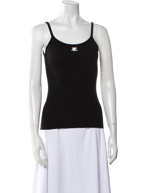 Courrèges Scoop Neck Sleeveless Top