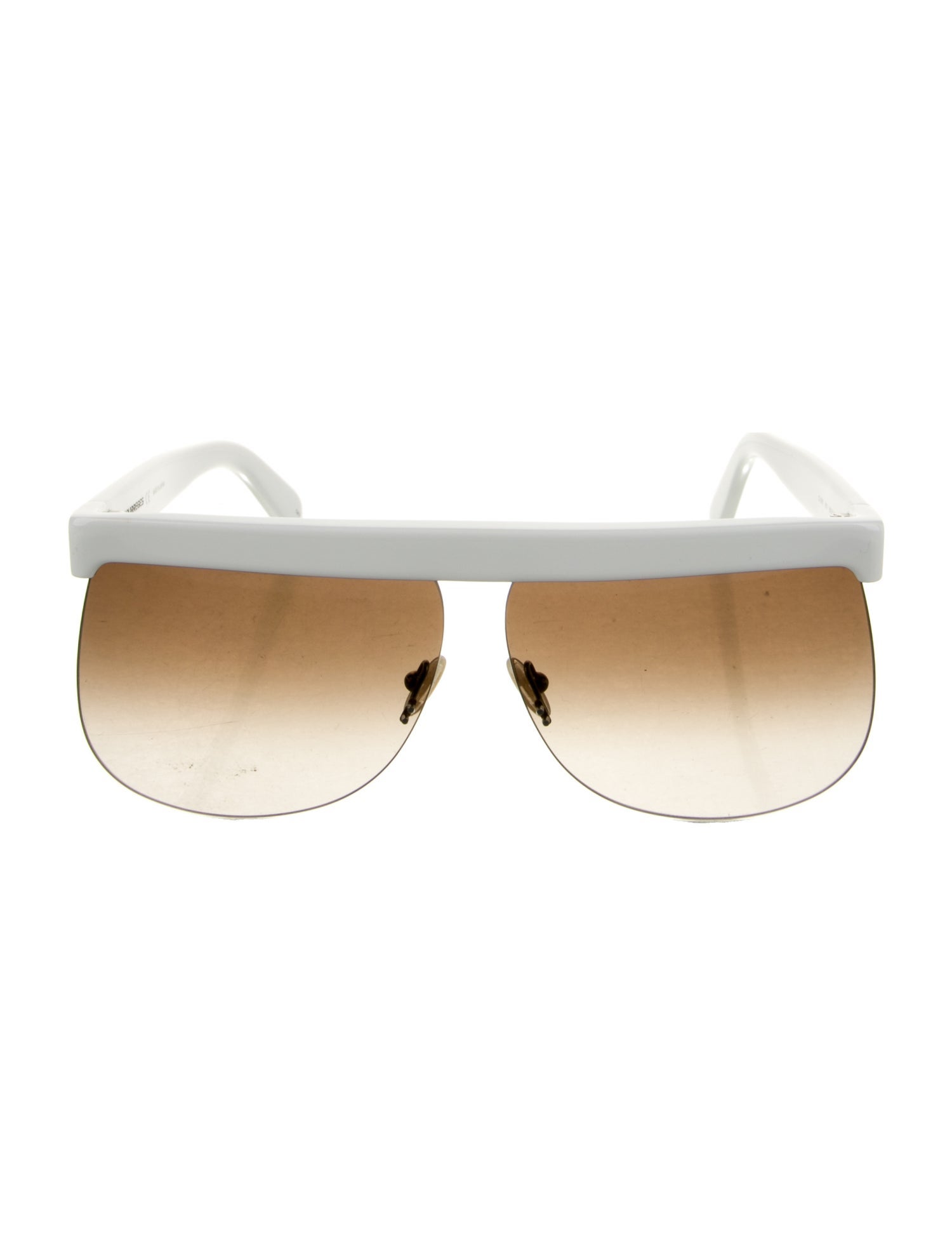 Courrèges Aviator Gradient Sunglasses w/ Tags