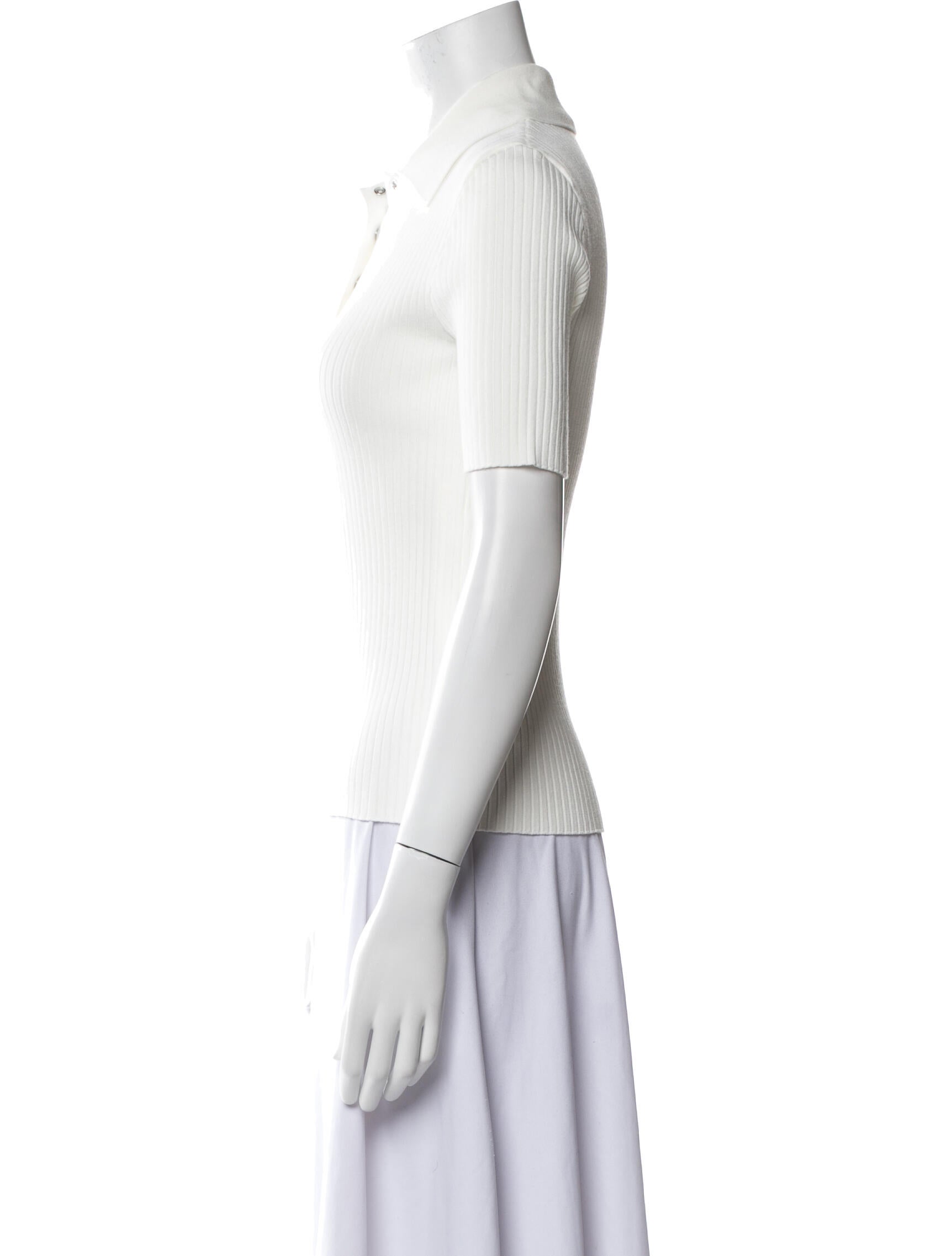 Courrèges Short Sleeve Polo